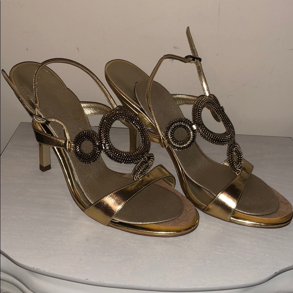 Gold heels